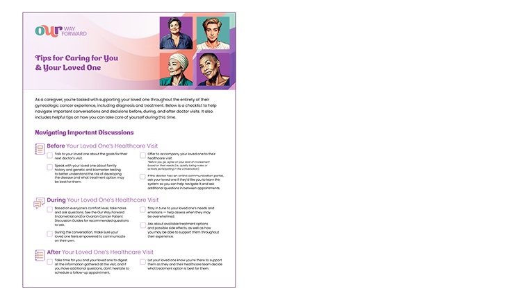 Gynecologic Cancer Caregiver Discussion Guide PDF