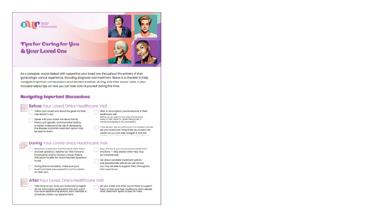 Gynecologic Cancer Caregivers Discussion Guide PDF